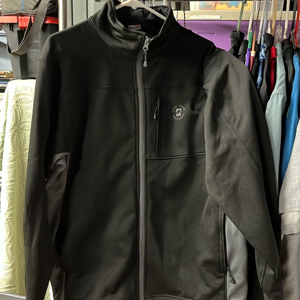 Men’s Zip Front Jacket w/Lake Tahoe Emblem